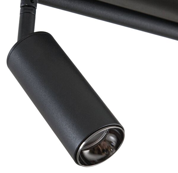 Lampa sufitowa LED Eldrin Lindby, czarny, salon / jadalnia, metal, nowoczesny