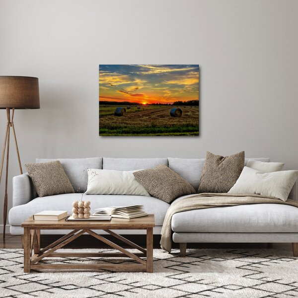 Obraz - Wiejskie bale (70x50 cm)