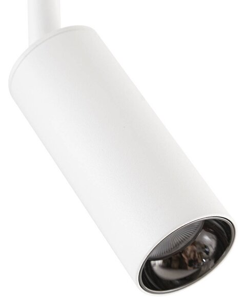 Lampa sufitowa LED Eldrin Lindby, biały / opal, salon / jadalnia, metal, nowoczesny