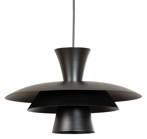 Lampa wisząca Plato Luminex, możliwość ściemniania, czarny, salon / jadalnia, metal, nowoczesny