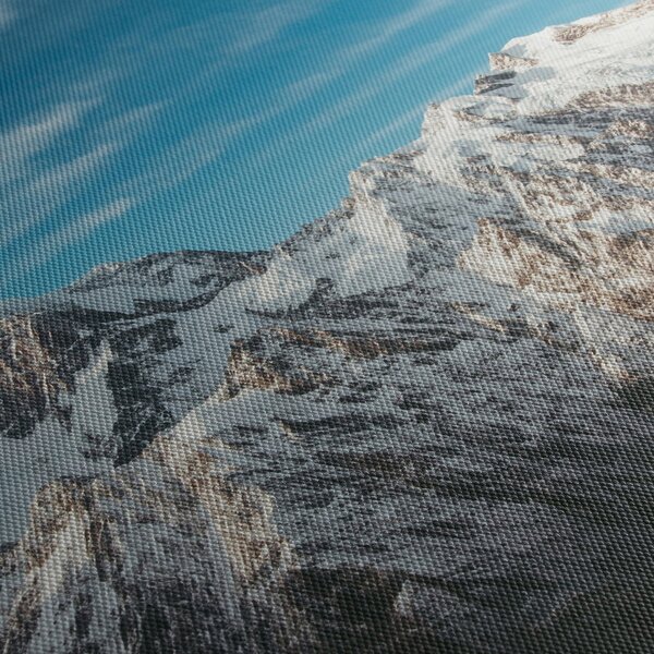Obraz ośnieżonych szczytów, Fiordland (125x70 cm)