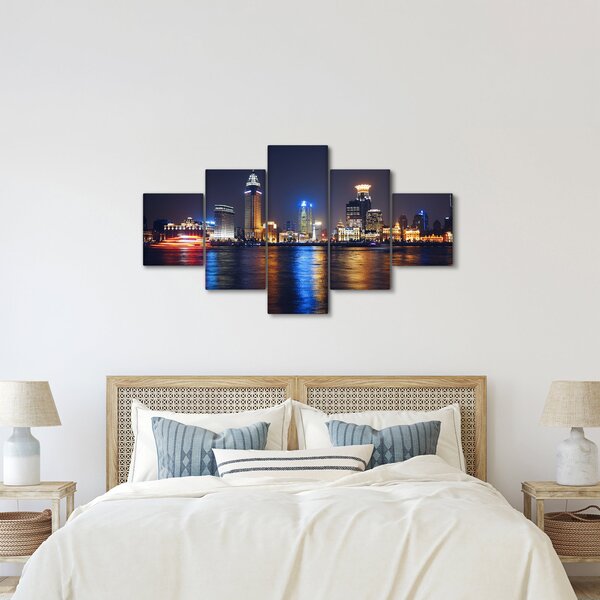 Obraz - Refleksy nocy (125x70 cm)