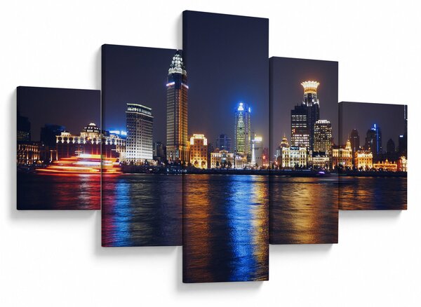 Obraz - Refleksy nocy (125x70 cm)