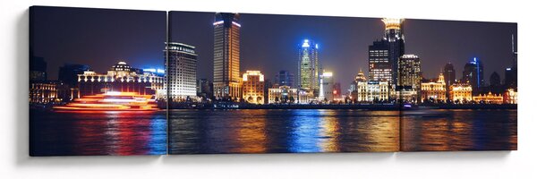 Obraz - Refleksy nocy (170x50 cm)