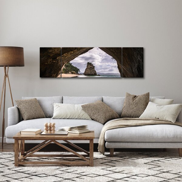 Obraz z jaskini, Nowa Zelandia (170x50 cm)