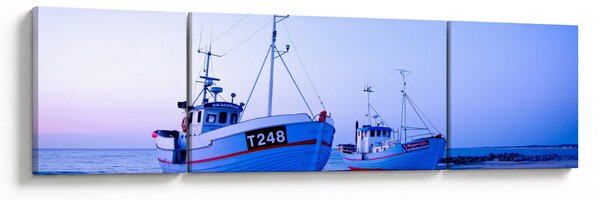 Obraz - Lądowanie o zmierzchu (170x50 cm)