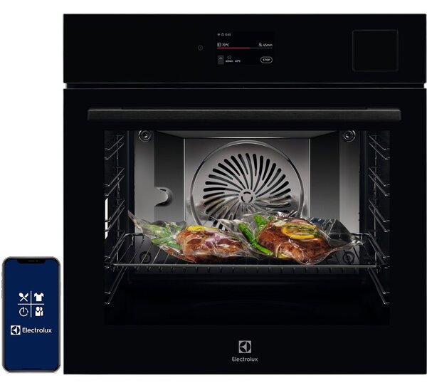 Piekarnik ELECTROLUX AI 800 MealAssist SteamPro LOA9S3XZ Elektryczny parowy Czarny A++
