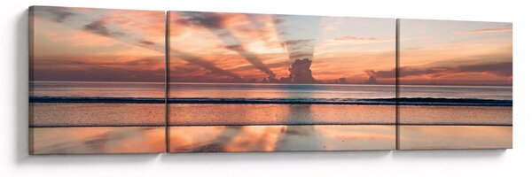 Obraz promieni słonecznych nad plażą Dayton (170x50 cm)