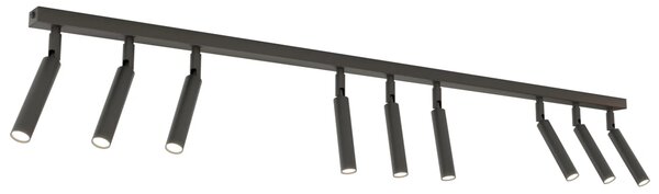 Czarna nowoczesna lampa reflektorowa - 12X D143 H2-D80