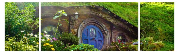Obraz - Hobbit (170x50 cm)