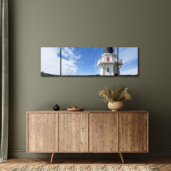 Obraz latarni morskiej Akaroa w Nowej Zelandii (170x50 cm)