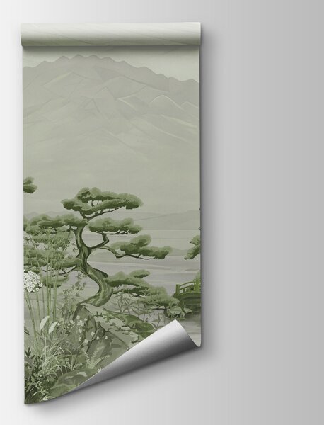 Fototapeta Krajobraz z górami i drzewami, Fototapety Natura, Popularne Fototapety, t01063v4 - Tapeko.pl