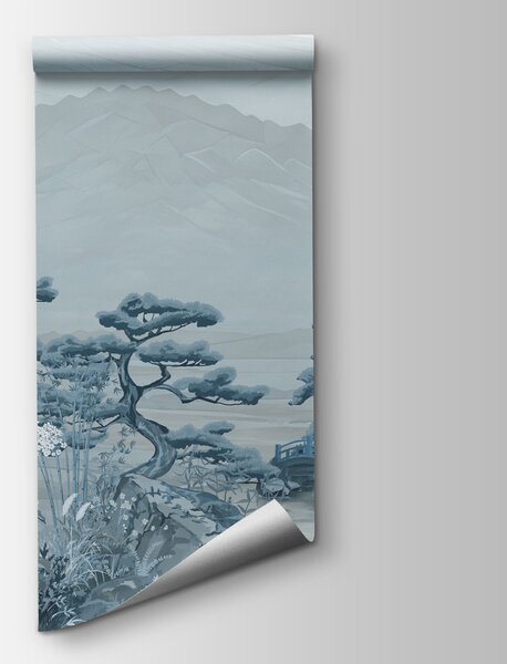 Fototapeta Krajobraz z górami i drzewami, Fototapety Natura, Popularne Fototapety, t01063v3 - Tapeko.pl