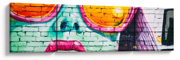 Obraz - Graffiti (170x50 cm)