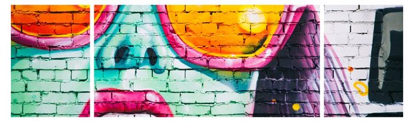Obraz - Graffiti (170x50 cm)