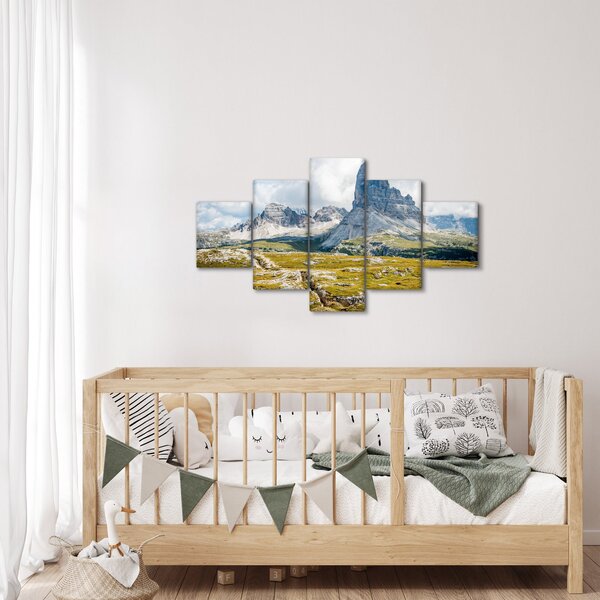 Obraz - Włoskie Dolomity (125x70 cm)