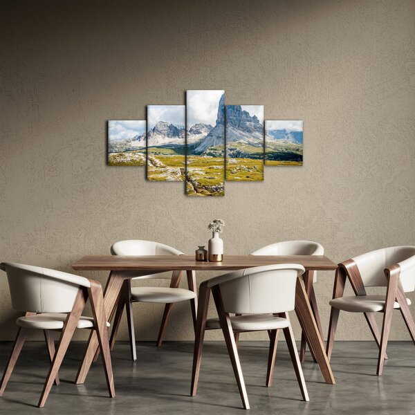 Obraz - Włoskie Dolomity (125x70 cm)