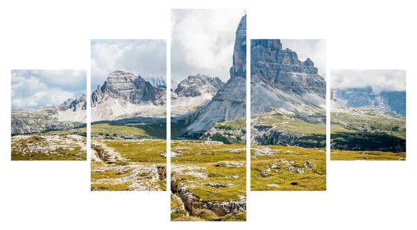 Obraz - Włoskie Dolomity (125x70 cm)