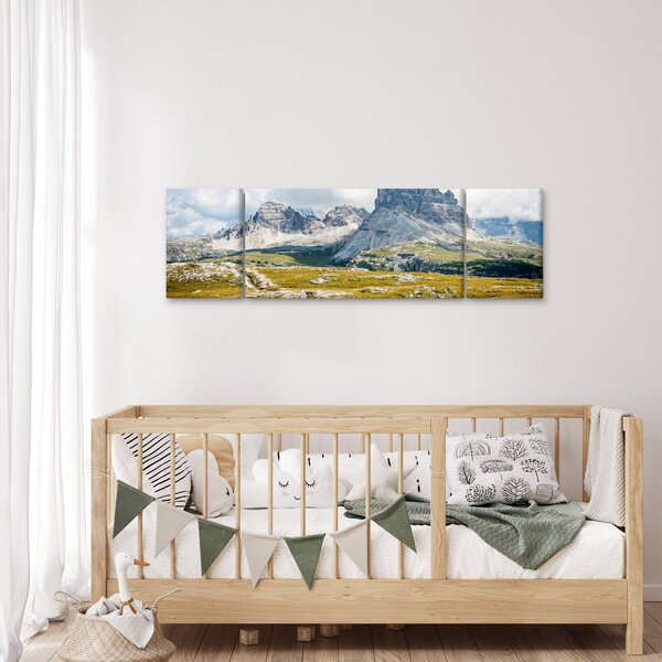 Obraz - Włoskie Dolomity (170x50 cm)