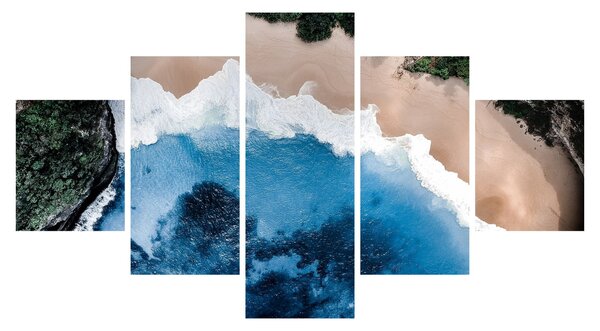 Obraz plaży Nusa Penida, Indonezja (125x70 cm)