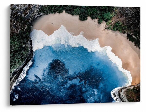 Obraz plaży Nusa Penida, Indonezja (70x50 cm)