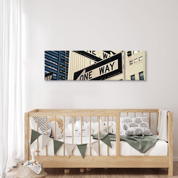 Obraz - New York ONE WAY (170x50 cm)