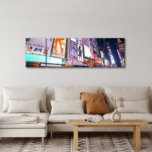 Obraz - New York Theater District (170x50 cm)