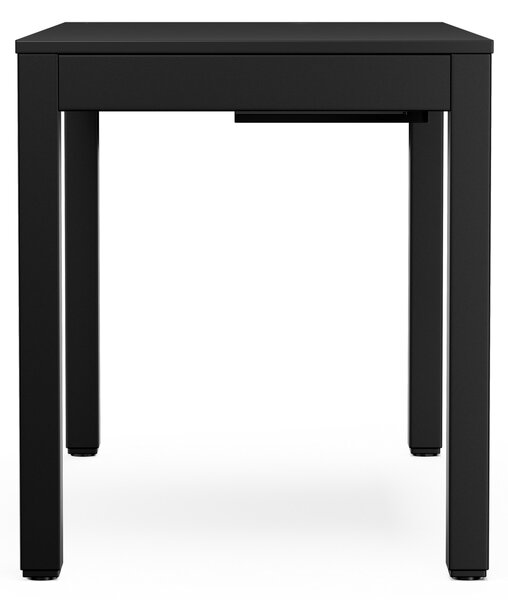 Biurko regulowane elektrycznie podnoszone czarne, 120x63 cm: EVAN