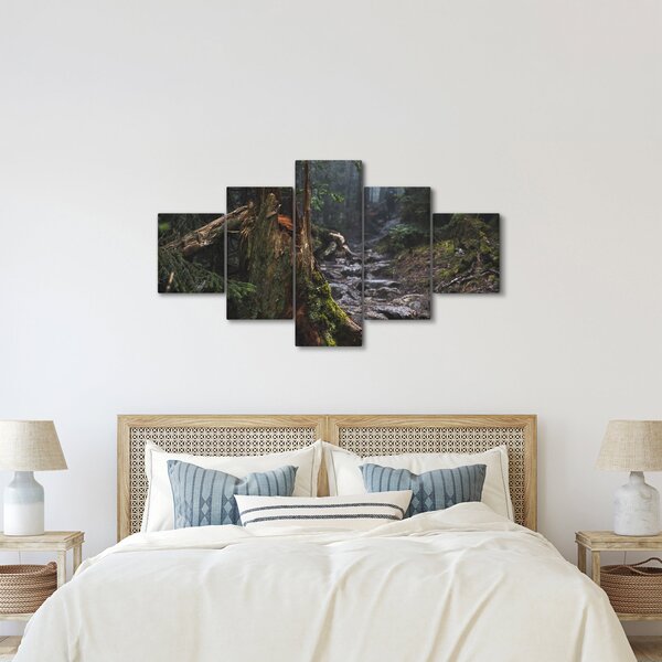 Obraz - W lesie (125x70 cm)