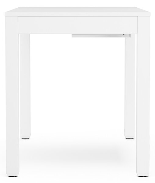Biurko regulowane elektrycznie podnoszone białe, 120x63 cm: EVAN