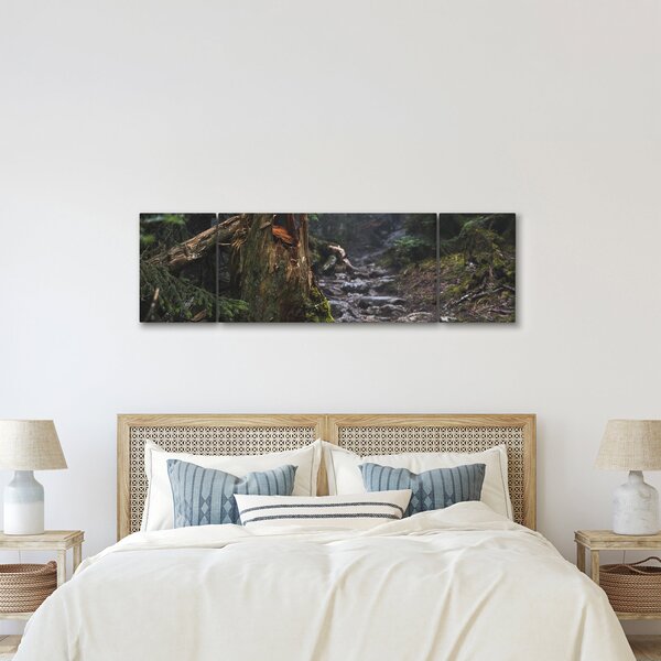 Obraz - W lesie (170x50 cm)