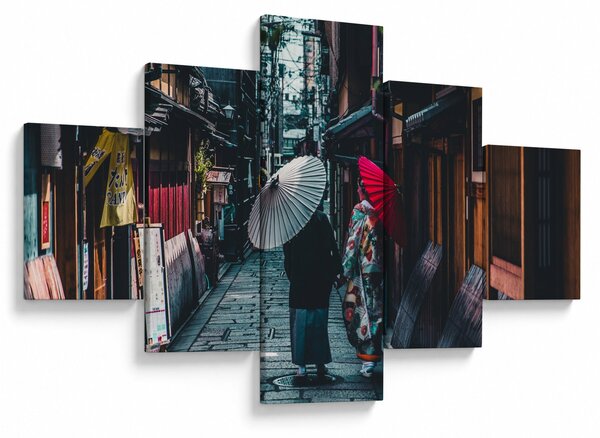 Obraz - Spacer po Tokio (125x70 cm)