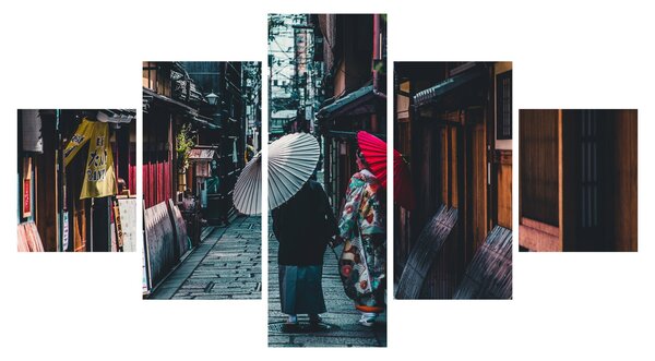 Obraz - Spacer po Tokio (125x70 cm)