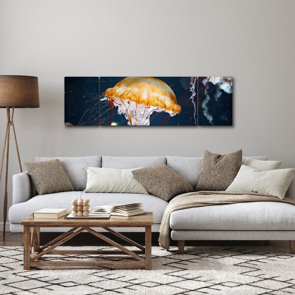 Obraz meduzy (170x50 cm)