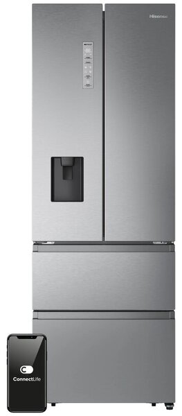 Lodówka HISENSE RF632N4WIE1 4D SkyLine No Frost 200cm Inox Wi-Fi ConnectLife Metal Tech Cooling