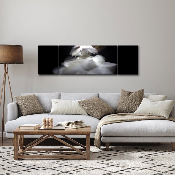 Obraz kwiatu lotosu (170x50 cm)