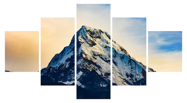 Obraz ośnieżonych gór, Nepal (125x70 cm)