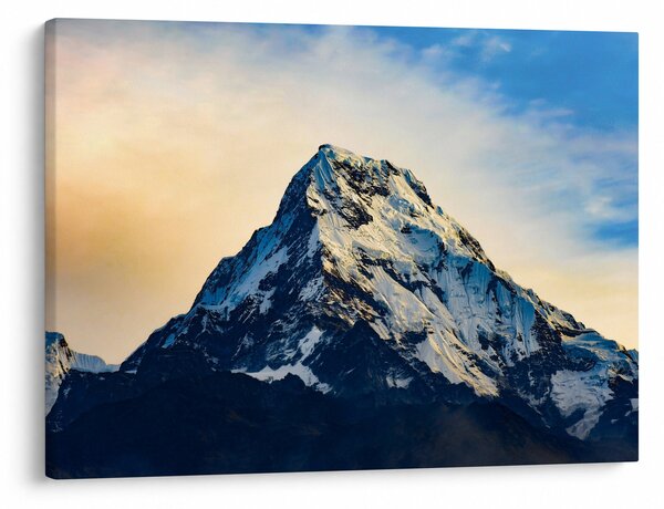 Obraz ośnieżonych gór, Nepal (70x50 cm)