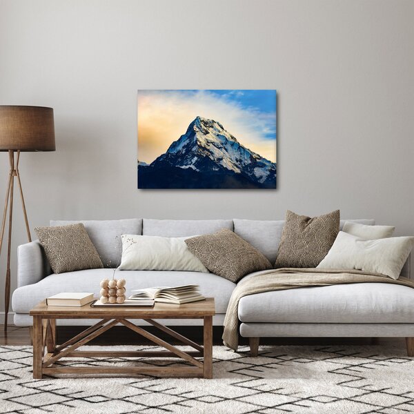 Obraz ośnieżonych gór, Nepal (70x50 cm)