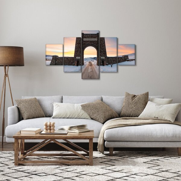 Obraz bramy, Yellowstone (125x70 cm)