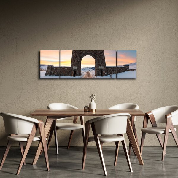 Obraz bramy, Yellowstone (170x50 cm)