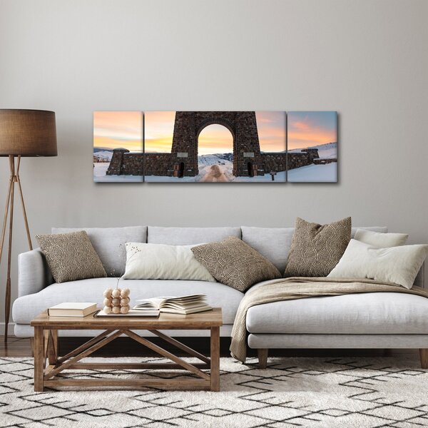 Obraz bramy, Yellowstone (170x50 cm)