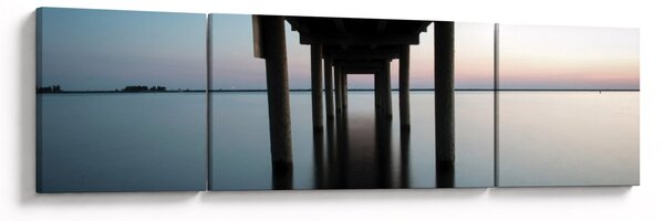 Obraz - spokojna powierzchnia wody (170x50 cm)