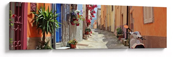 Obraz ulicy Sardynii (170x50 cm)