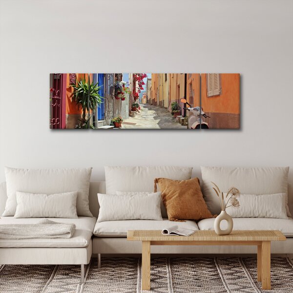 Obraz ulicy Sardynii (170x50 cm)