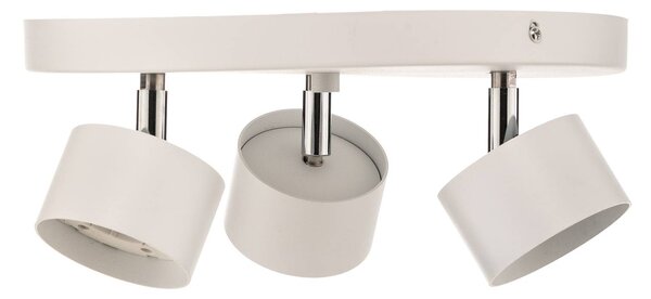 Reflektor sufitowy Cloudy 3-punktowy okrągły biały Eko-Light, możliwość ściemniania, biały / opal, salon / jadalnia, metal, nowoczesny