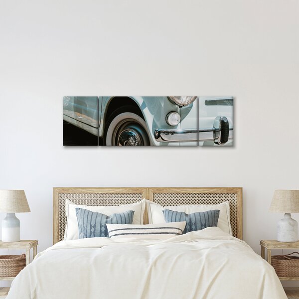 Obraz - Fiat retro samochód (170x50 cm)