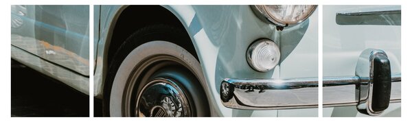 Obraz - Fiat retro samochód (170x50 cm)