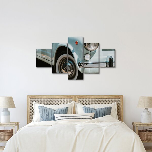 Obraz - Fiat retro samochód (125x70 cm)