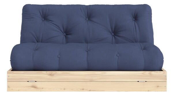Ciemnoniebieska rozkładana sofa 145 cm Flip – Karup Design